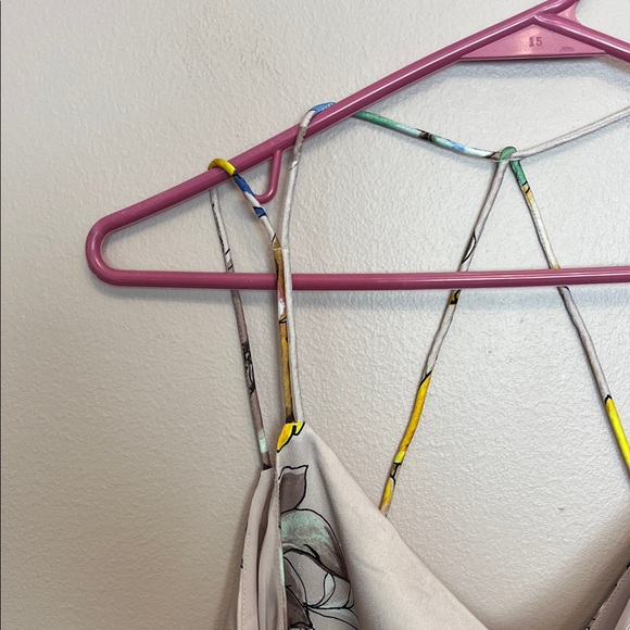 Floral Camisole with Yellow and Blue Accents - Picture 4 of 13